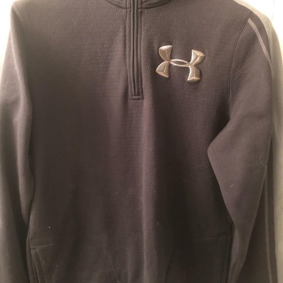 MENS CLASSIC UNDER ARMOUR HALF ZIP CATALYST SWEATER SIZE LARGE - Picture 2 of 8